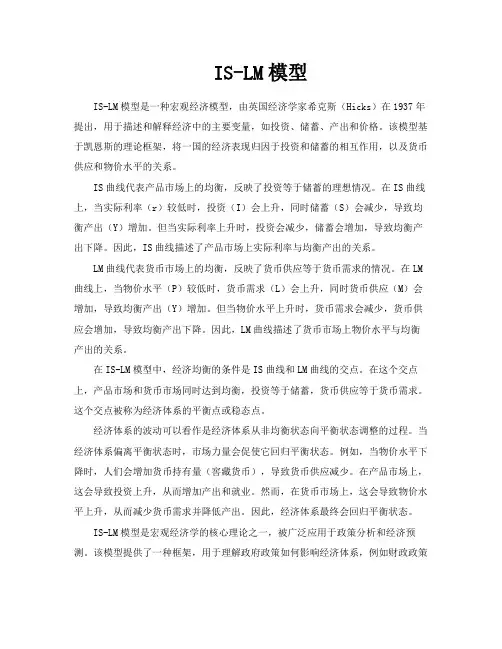 ISLM模型