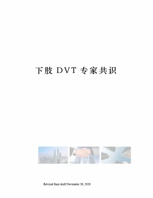 下肢DVT专家共识
