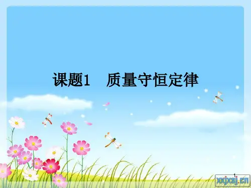 质量守恒定律说课稿PPT课件