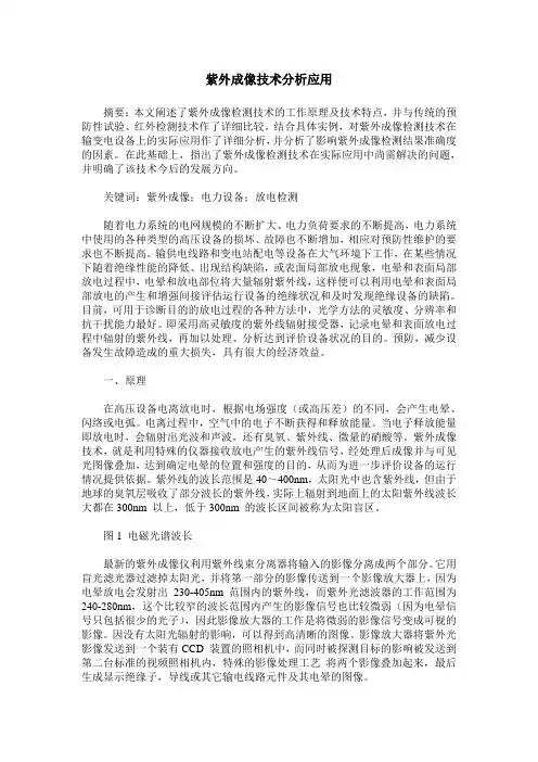 紫外成像技术分析应用
