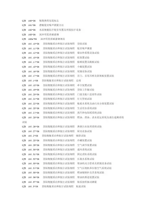 gjb目录3