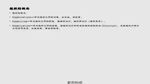 管理学组织设计PPT课件