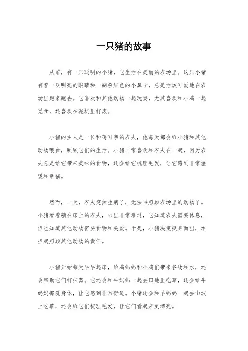 一只猪的故事