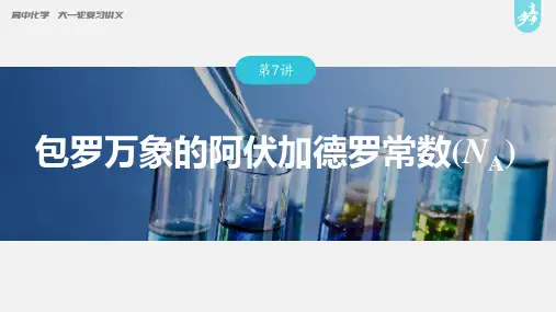 2023年高考化学一轮复习课件——包罗万象的阿伏加德罗常数(NA)