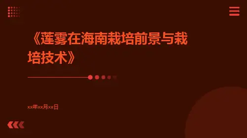 莲雾在海南栽培前景与栽培技术