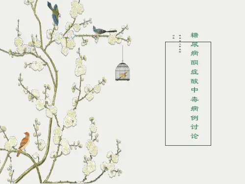 糖尿病酮症酸中毒病例讨论ppt课件