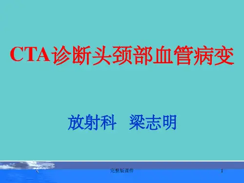 头颈部CTA05161ppt课件