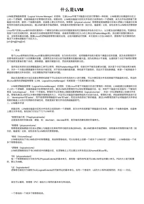 什么是LVM