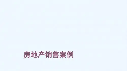 房地产案例分析