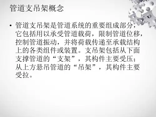 管道支吊架基本知识分解ppt课件