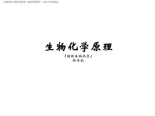 2019生物竞赛-生物化学-08酶学概论-杨荣武《生物化学原理(一)》