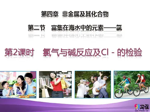 课件2：4.2.2  氯气与碱反应及氯离子的检验