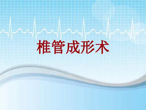 外科手术教学资料：椎管成形术讲解模板