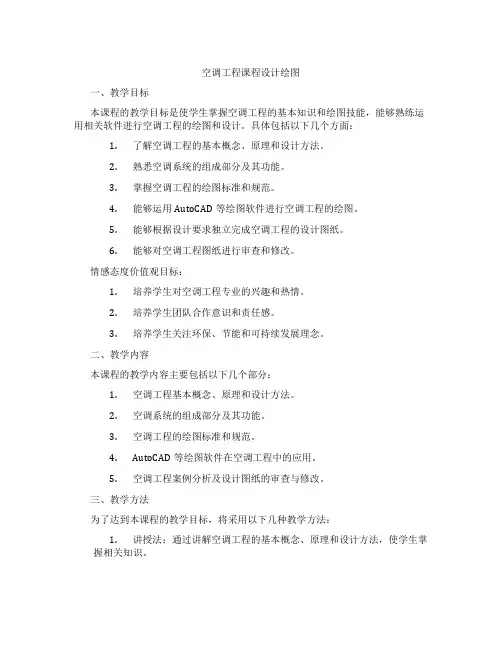 空调工程课程设计绘图