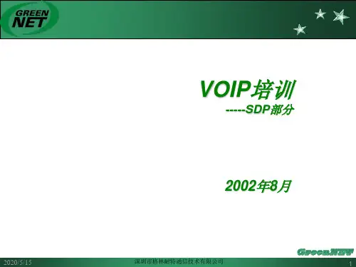 会话描述协议(SDP)简介