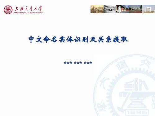 中文命名实体识别及关系提取初中教育精选演示课件.ppt