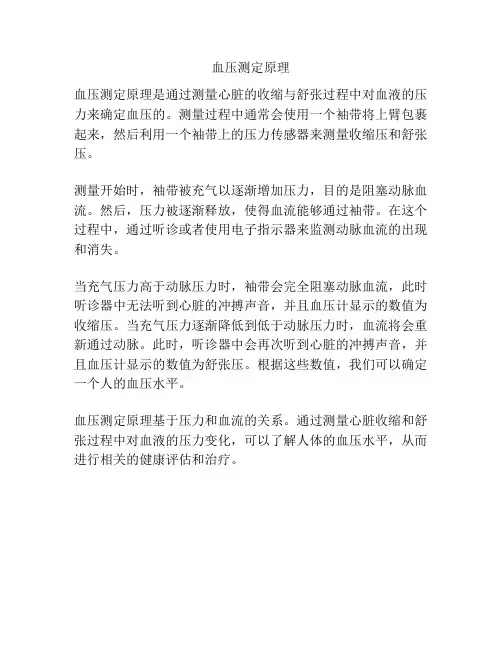 血压测定原理