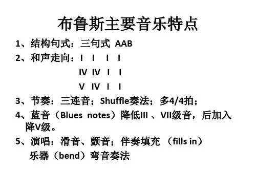布鲁斯  流行音乐