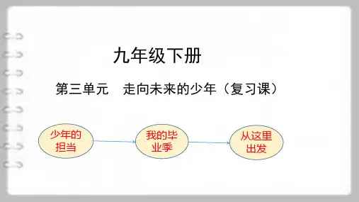 人教版道德与法治九年级下册 第三单元 走向未来的少年 复习课件_PPT课件