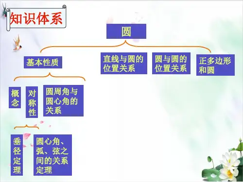 人教版九年级上册教材数学：圆复习课件演示