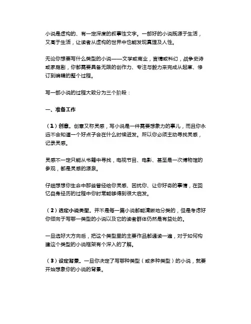 如何从零开始写小说？成为职业作家的29个实用技巧。