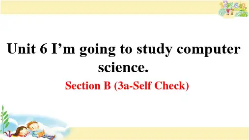 人教版英语八年级上册  Unit 6  Section B (3a-Self Check) 