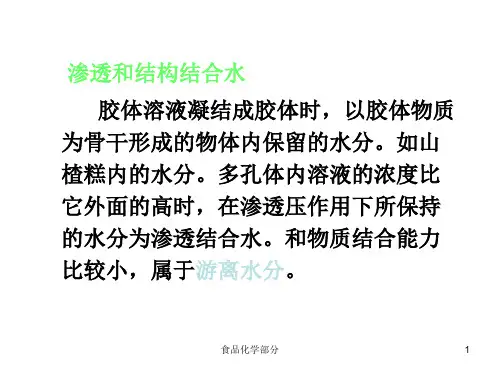 食品化学部分课件