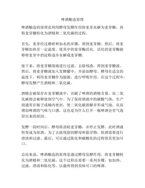 啤酒酿造原理