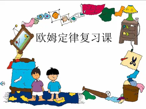物理人教版九年级全册电学欧姆定律复习课精品PPT课件