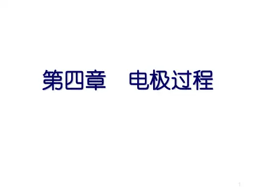 第4章电极过程