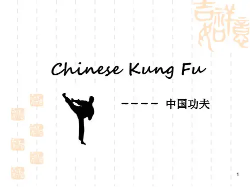 中国功夫介绍ppt课件