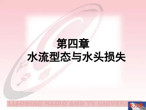第四章 水流型态与水头损失.