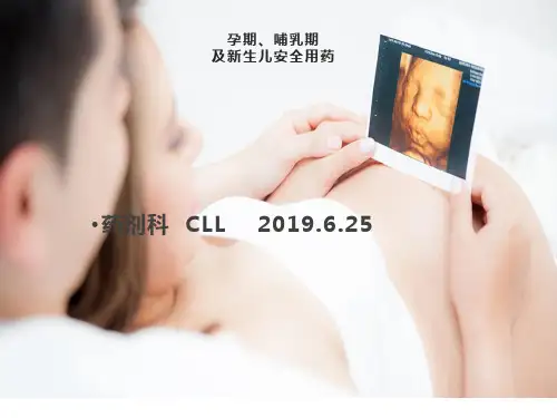 孕期哺乳期新生儿安全用药-CLL