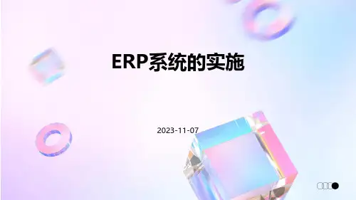ERP系统的实施