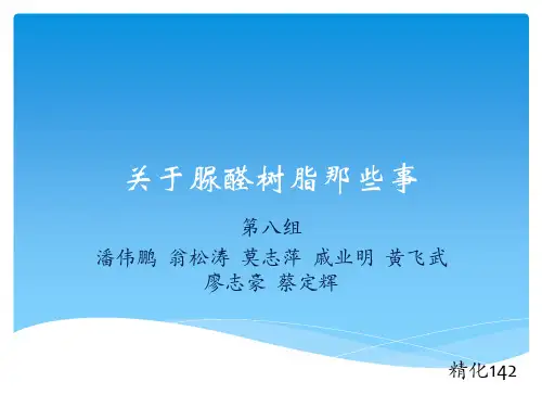 脲醛树脂ppt1