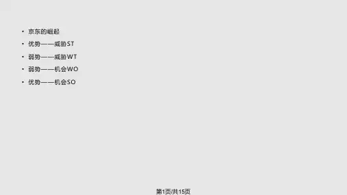 京东商城swot分析PPT课件