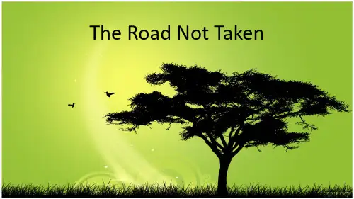 诗歌欣赏the-road-not-taken-赏析