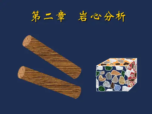 储层保护 第二章 岩心分析技术