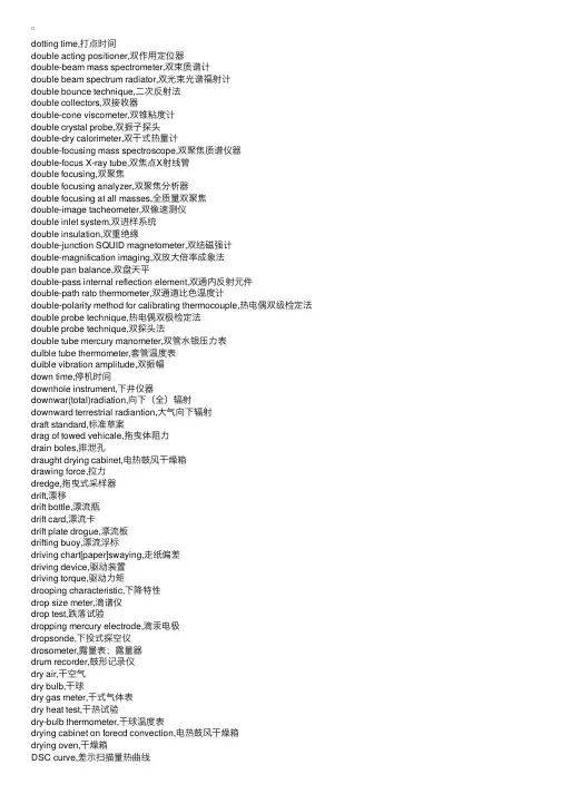商务英语：电子类专业英语词汇大全（4）4