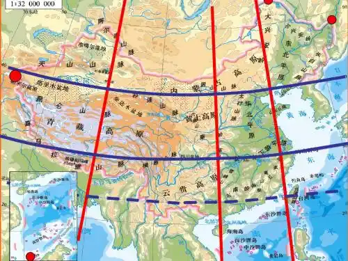 我的中国地理(疆域、地形)