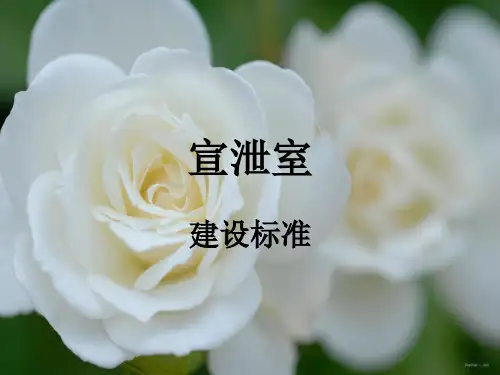 宣泄室建设标准