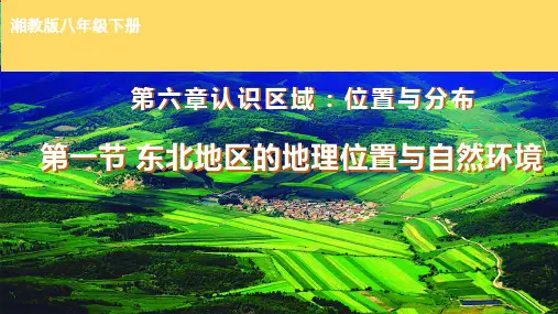 湘教版八下第六章第1节《 东北地区的地理位置与自然环境》课件