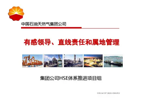 有感领导、直线责任和属地管理