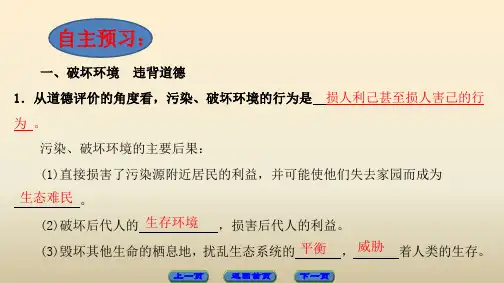 环境伦理的原则和规范