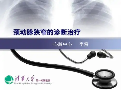 颈动脉狭窄的诊断治疗PPT课件