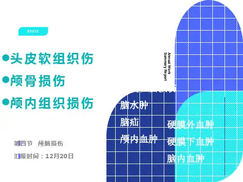 颅脑损伤影像学表现
