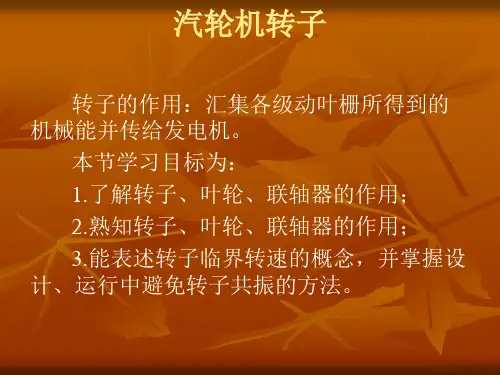 汽轮机转子