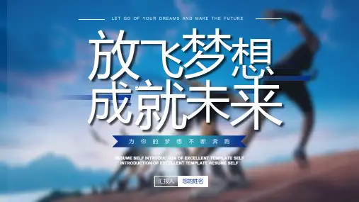 放飞梦想成就未来青春励志PPT课件