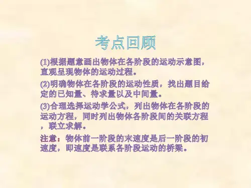 高考复习追及相遇问题精品PPT课件
