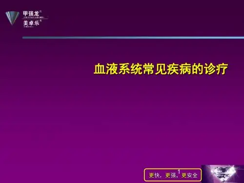 血液系统疾病常见PPT课件